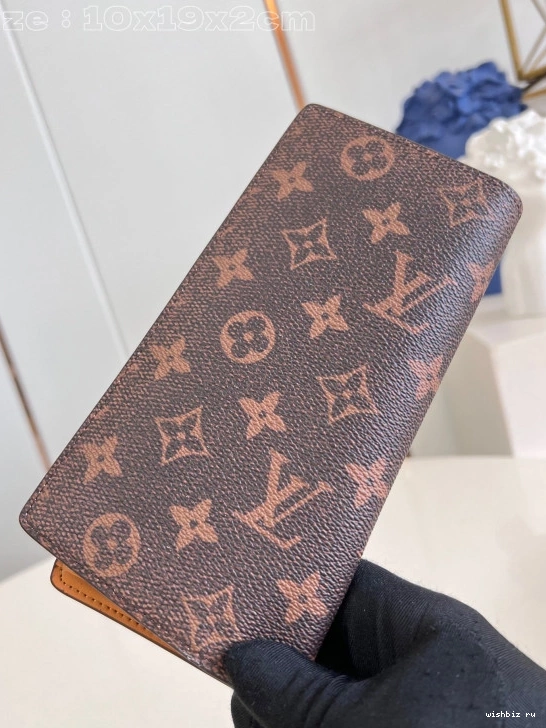 WIS WALLET-10*19*2cm VUITTON BRAZZA LOUIS 0817